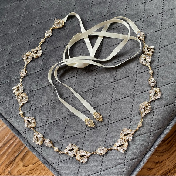 Sarah Gabriel Karly Duet Ribbon Hair Band Wedding Accessory - Picture 7 of 13